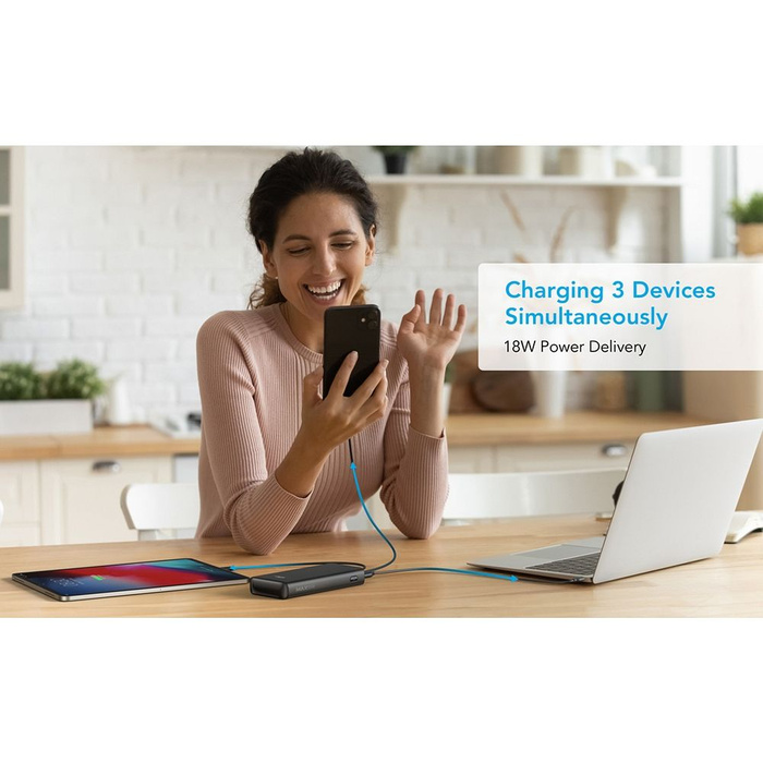 Powerbank Veger T100 (W2032C-100) PD QC3.0 5A 100W 20000 mAh czarny