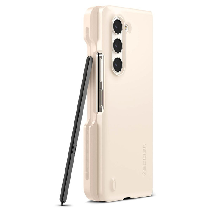 Case Spigen Thin Fit Pen Galaxy Z Fold 5 Pearled Ivory Case