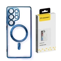 Wozinsky Electroplated Case with Magsafe for Samsung Galaxy S25 - Blue
