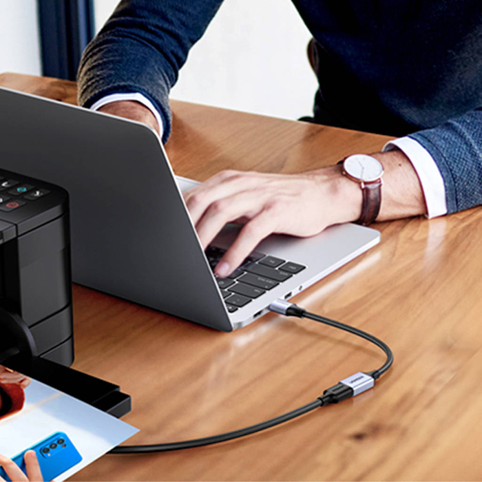 Ugreen prodlužovací kabel adaptéru USB (samec) - USB (samice) 3.0 5Gb/s 2m šedý (US115)