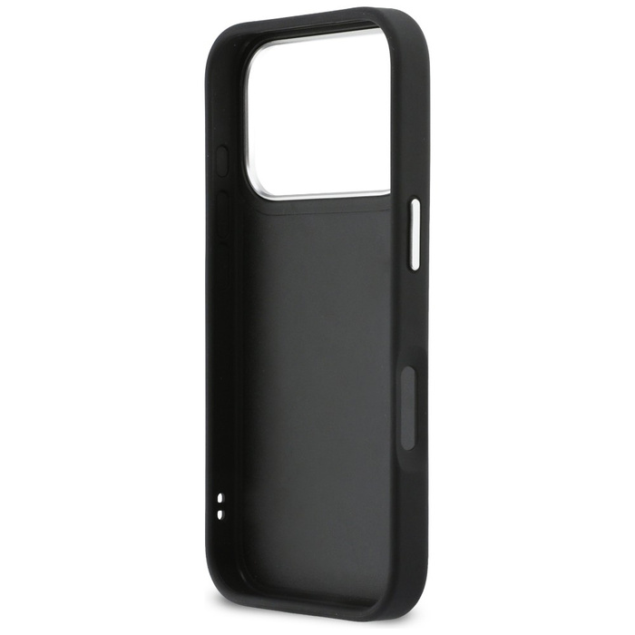 Etui Karl Lagerfeld IML Glitter KL       Diamond Logo do iPhone 17 Pro czarny