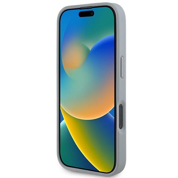 Funda BMW iPhone 16 Pro Max 6.9" gris/gris durocase M Carbon Tricolor Line MagSafe