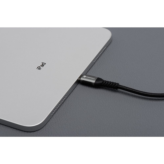Kabel USB C do Lightning Forcell F-Energy PD 3A 27W Cafule 0,25 m C259 czarny