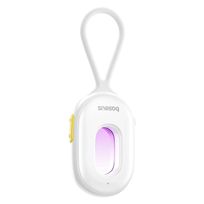 Baseus Heyo Series II Versteckter Kameradetektor mit Alarm und Mini-Taschenlampe + Baseus Simple USB-A - USB-C Kabel - Weiß