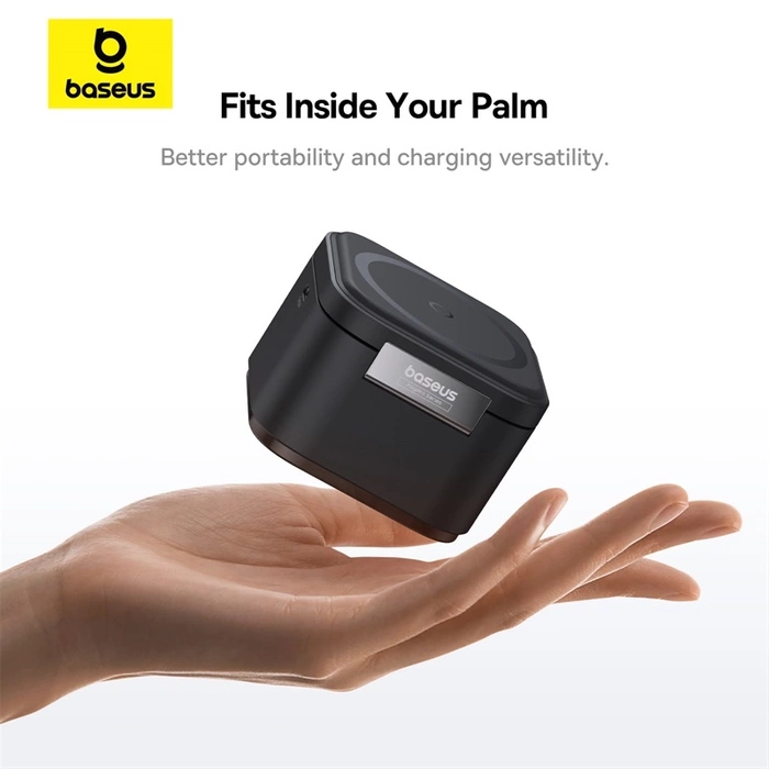 Baseus BS-W531 MagSafe / Qi USB-C 20W kabelloses Ladegerät – schwarz