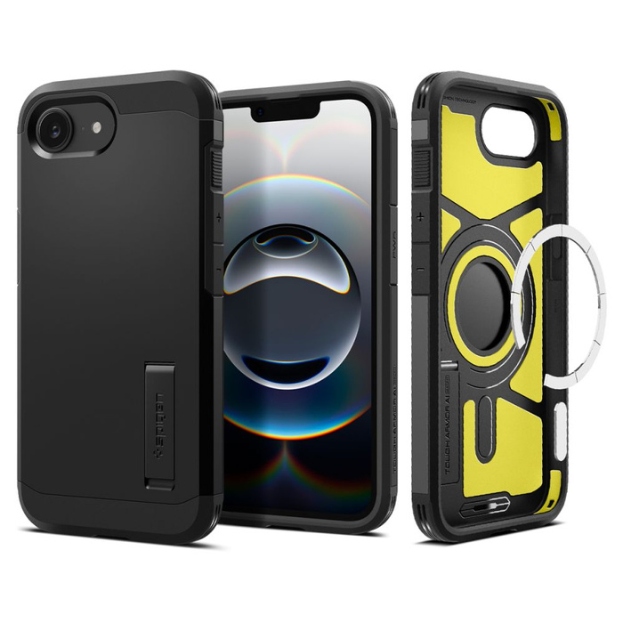 SPIGEN TOUGH ARMOR MAG MAGSAFE IPHONE 16E SCHWARZ