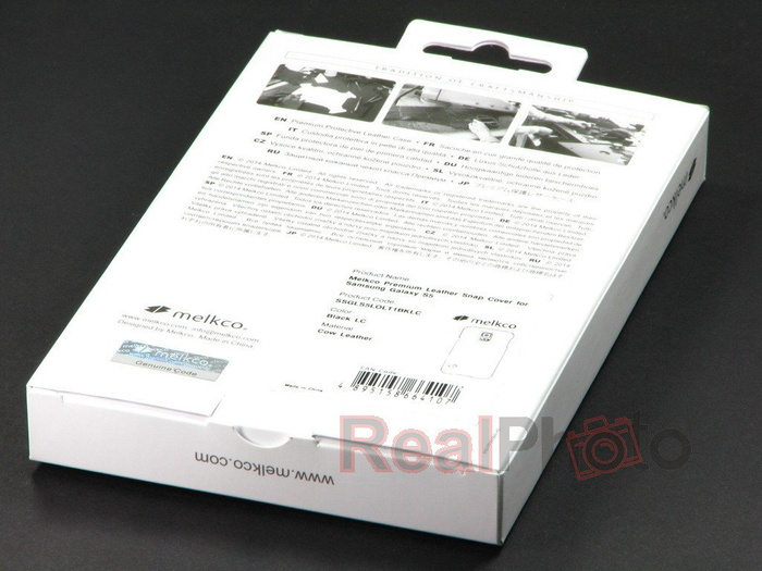 MELKCO Funda de piel de primera calidad para Samsung Galaxy S5