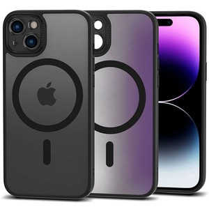 Coque Tech-protect Magmat Cam+ MagSafe iPhone 15 MATTE Noir Case