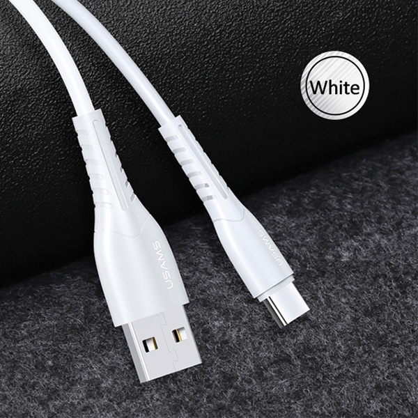 USAMS USB-C 2A Fast Charge Cable 1m White