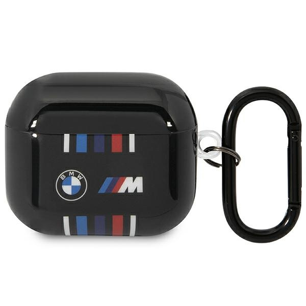BMW BMA322SWTK Funda para AirPods 3ª generación negro/negro Líneas de varios colores