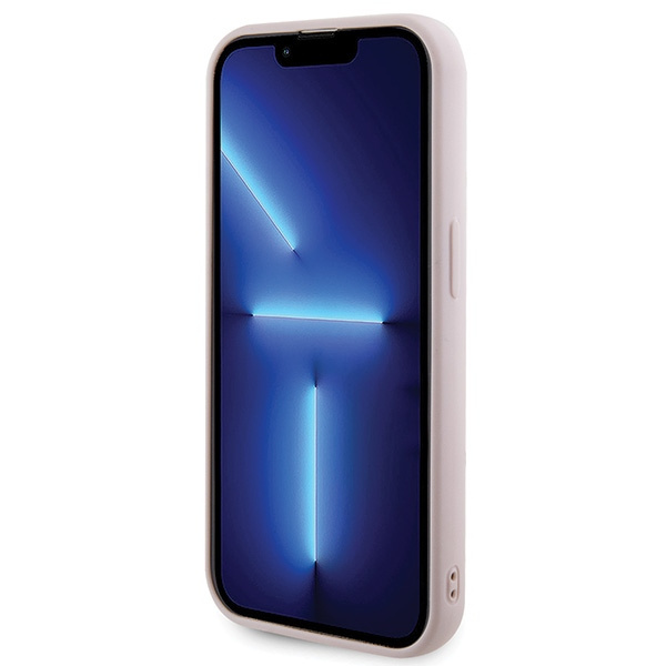 Etui Guess GUHCP15XPSQSQSP iPhone 15 Pro Max 6.7" różowy/pink hardcase Quilted Metal Logo Case