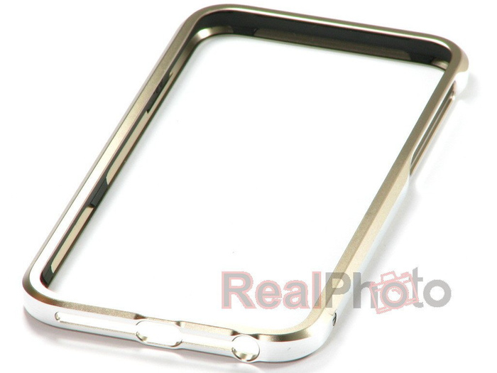 Puzdro pre iPhone 6 6S LJY Sword Alu Bumper GOLD