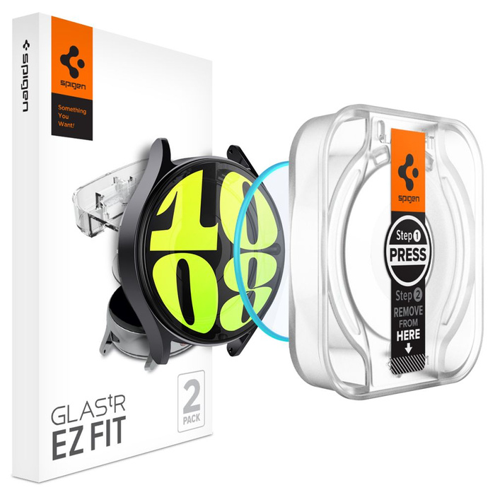 Vetro temperato Spigen GLAS.TR "EZ-FIT" Galaxy Watch cONFEZIONE DA 2 PEZZI 7 (44 MM) TRASPARENTE
