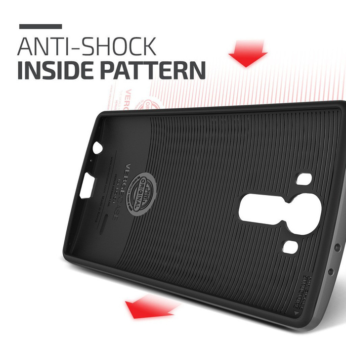  LG G4 VERUS Verge Acero Plata Como Funda Spigen SGP