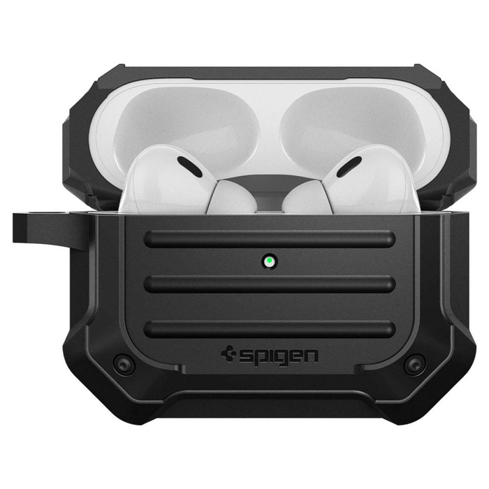 Funda Spigen Tough Armor Mag MagSafe Apple Airpods Pro 1 / 2 Negro Case