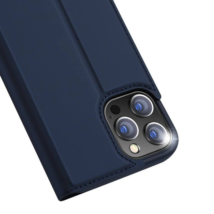 Dux Ducis Skin Pro Holster Flip Cover für iPhone 13 Pro blau