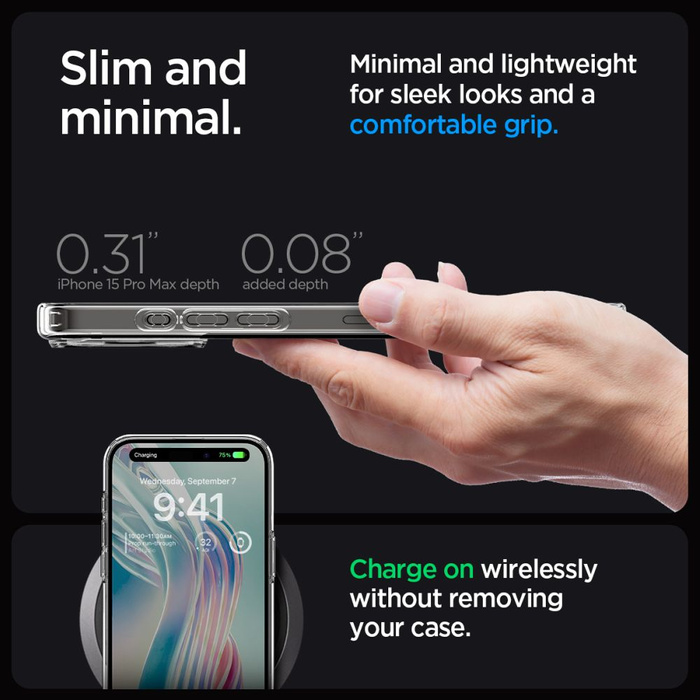 Cover Spigen Ultra Hybrid IPhone 14 PRO MAX CRYSTAL CLEAR