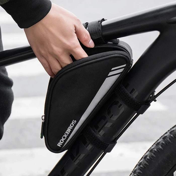 Rockbros B55-BK Fahrradtasche für Rahmen 0,7 l - Schwarz