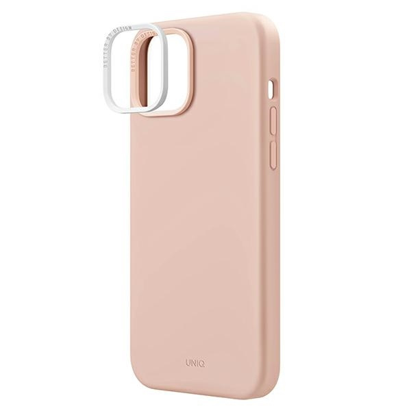 UNIQ case Lino Hue iPhone 14 Plus 6.7" Magclick Charging pink/blush pink