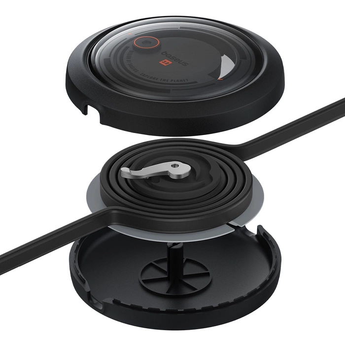 Baseus Free2Draw CB000084 einziehbares USB-C – Lightning /USB-C/Micro-USB-Kabel 100 W 1,1 m – Schwarz