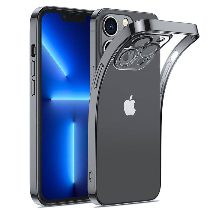 Joyroom 14Q pro iPhone 14 Pro Cover s kovovým rámem černý (JR-14Q2-černý)