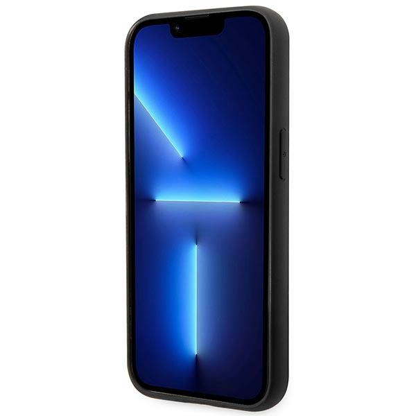 Hülle Karl Lagerfeld iPhone 14 Pro 6.1" hartcase schwarz/schwarz Puffy Ikonik Pin