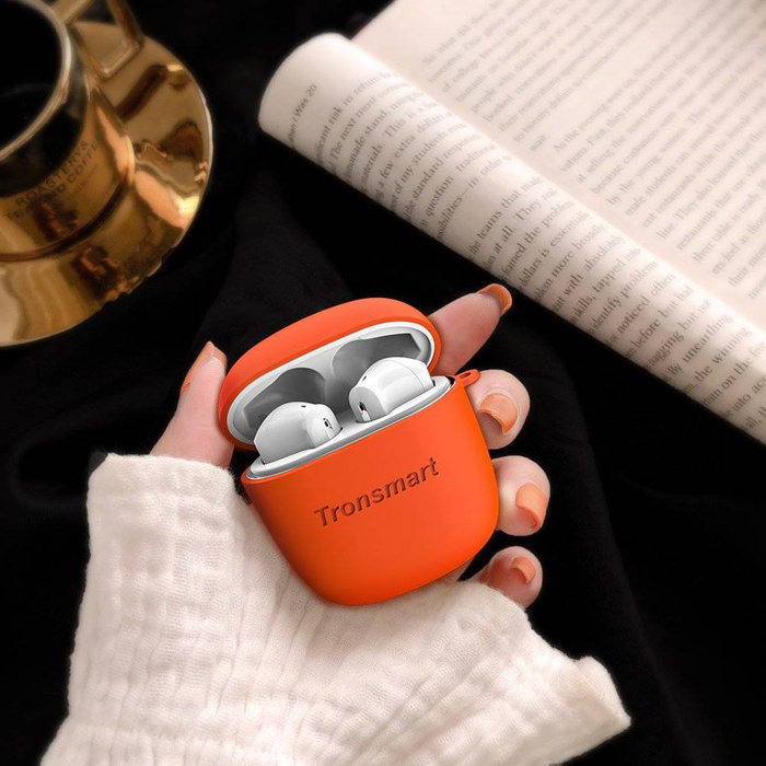 Tronsmart Earphone Case étui en silicone pour casque noir