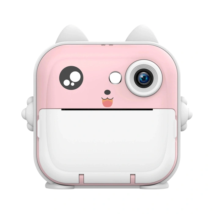 Aparat z drukarką termiczną Wozinsky WDT-01 kamera, dla dzieci - różowy