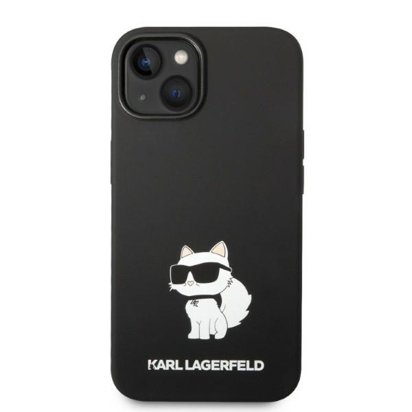 Karl Lagerfeld KLHMP14MSNCHBCK iPhone 14 Plus 6,7" hardcase black/black Silicone Choupette MagSafe