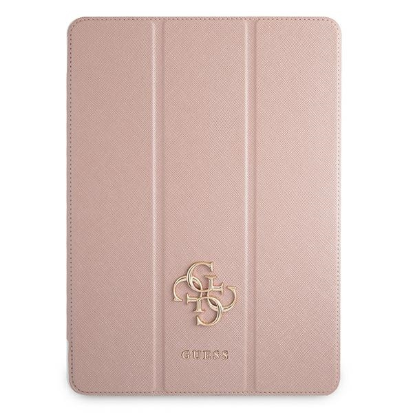 Case Guess GUIC12PUSASPI iPad 12.9" 2021 Book Cover pink/pink Saffiano Collection
