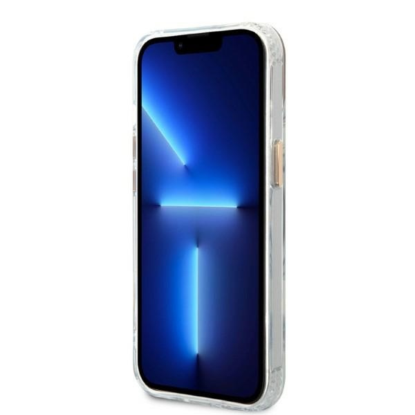 Case GUESS Apple iPhone 13 Metal Outline MagSafe Gold Hardcase