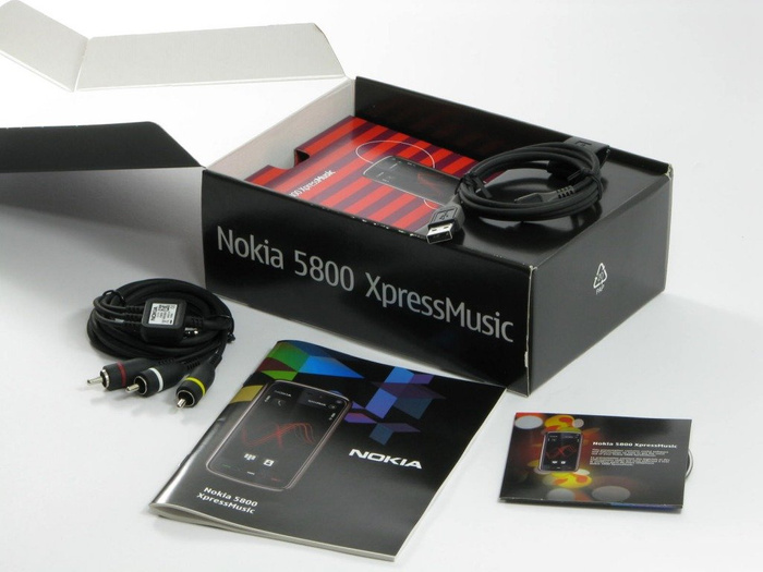 Box NOKIA 5800 Xpressmusic Ovladače Kabely Manuál