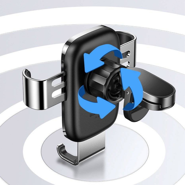 Supporto per auto a gravità Baseus Glaze per la griglia di ventilazione nero (SUYL-LG01)