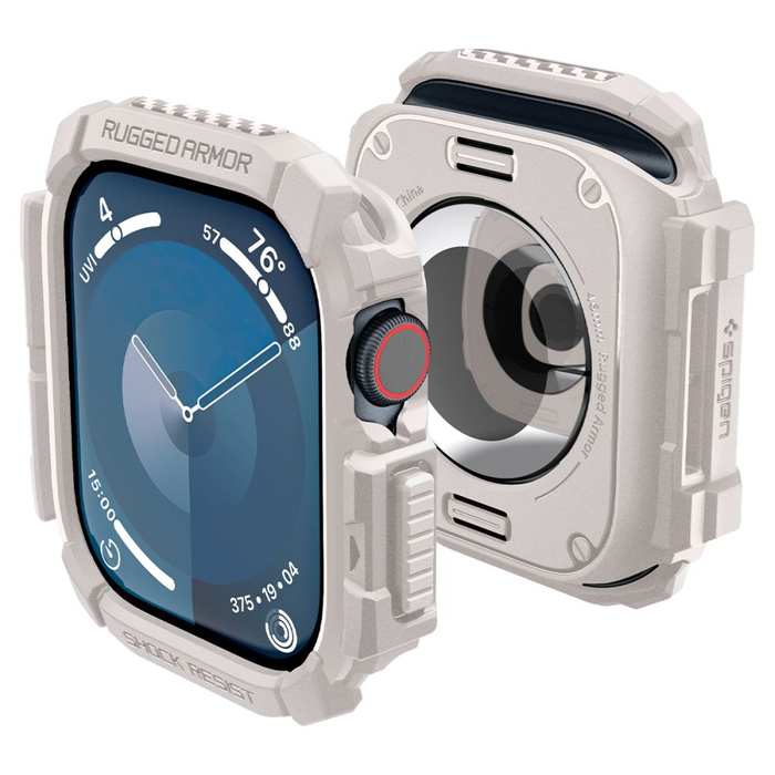 Coque Spigen Rugged Armor Apple Watch 10 (46 MM) DUNE BEIGE