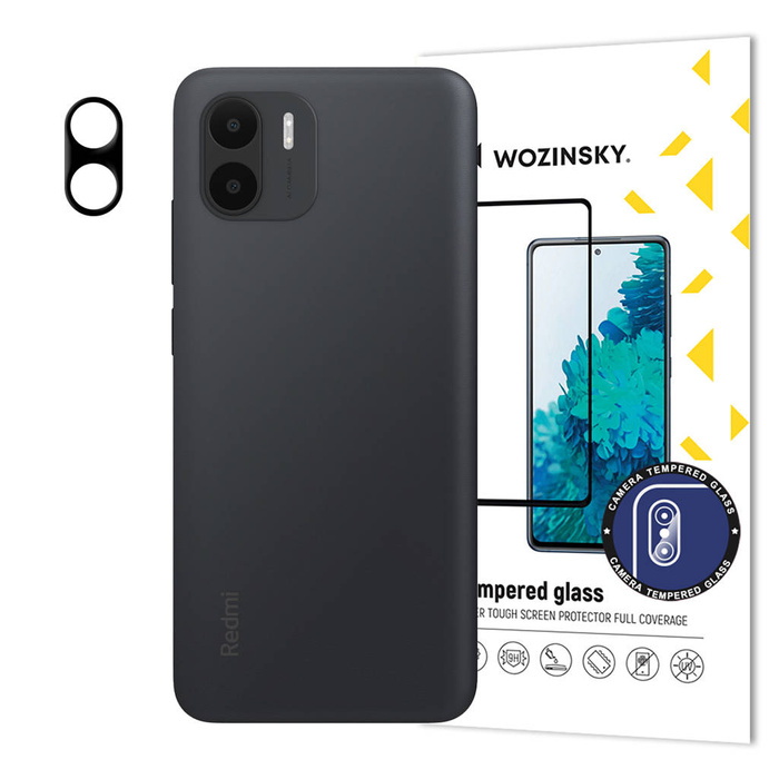 Wozinsky Full Camera Glass Verre Trempé pour Xiaomi Redmi A2 / Redmi A1 pour Appareil Photo 9H