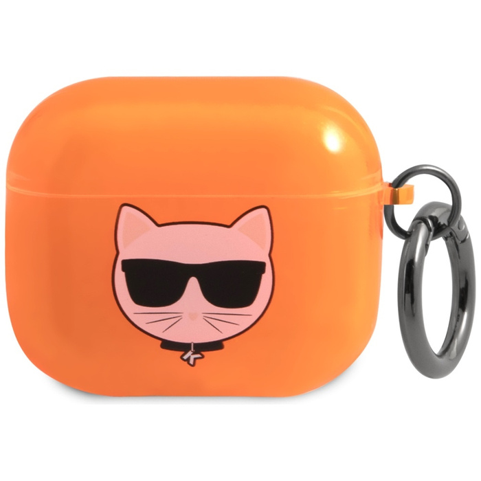 Karl Lagerfeld KLA3UCHFO AirPods 3 Hülle orange / orange Choupette