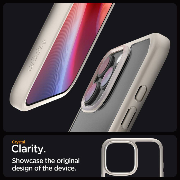 Funda Spigen Ultra Hybrid IPhone 16 Pro Max Titanio Natural