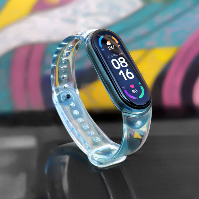 Cinturino di ricambio in silicone per Xiaomi Mi Band 6/5 blu