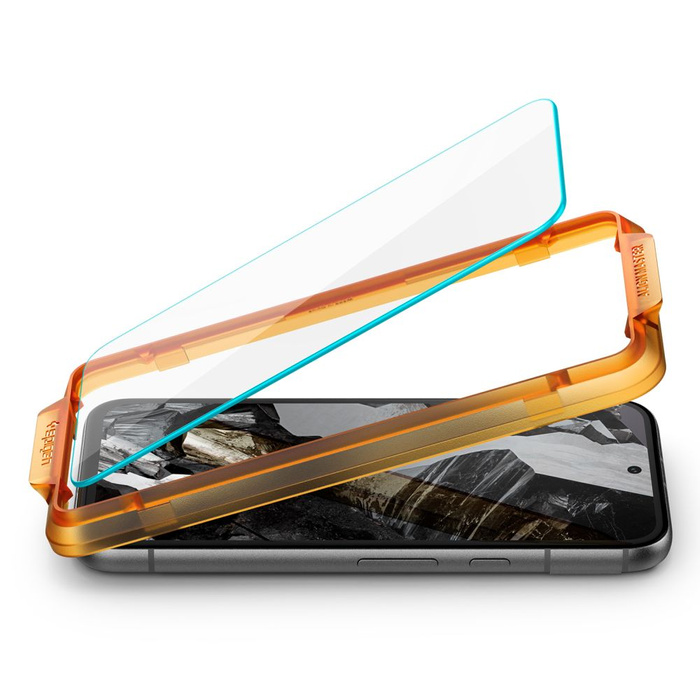 Tempered Glass Spigen ALM GLAS.TR 2-PACK GOOGLE PIXEL 8A CLEAR