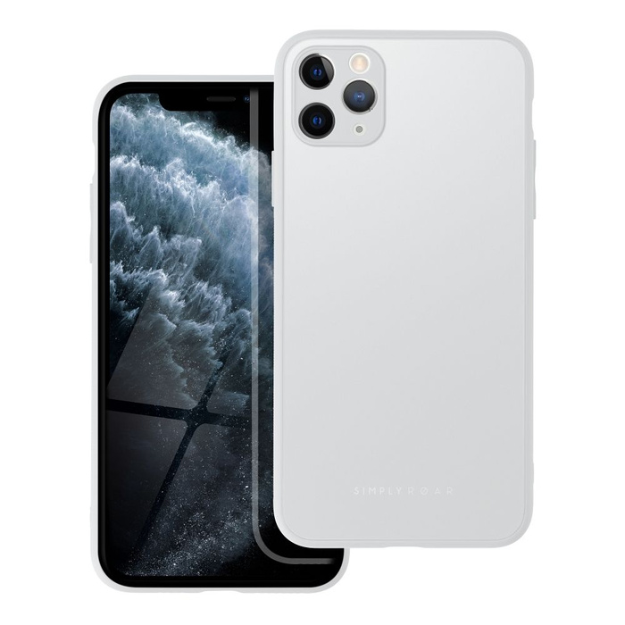 Roar Gehäuse MATTE Glas Case - für iPhone 11 Pro Max Stahl