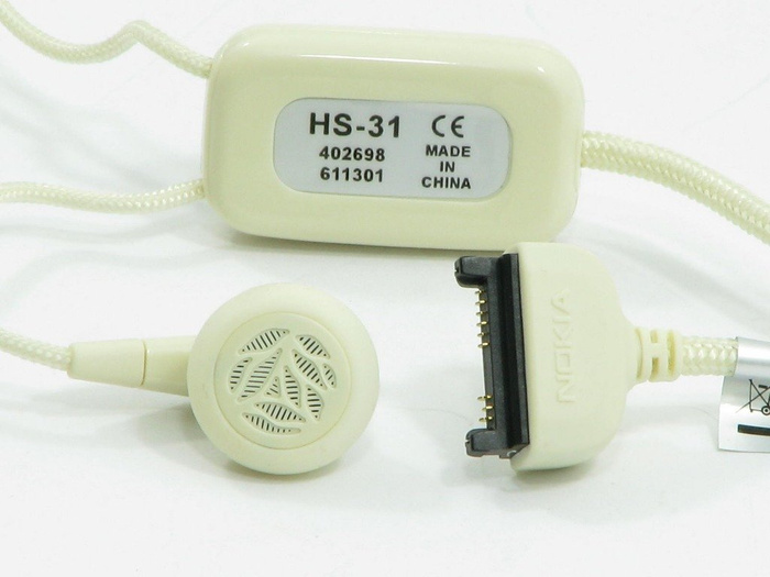 Headphones NOKIA HS-31 6230i E50 E61 E65 N70 N73 Headset