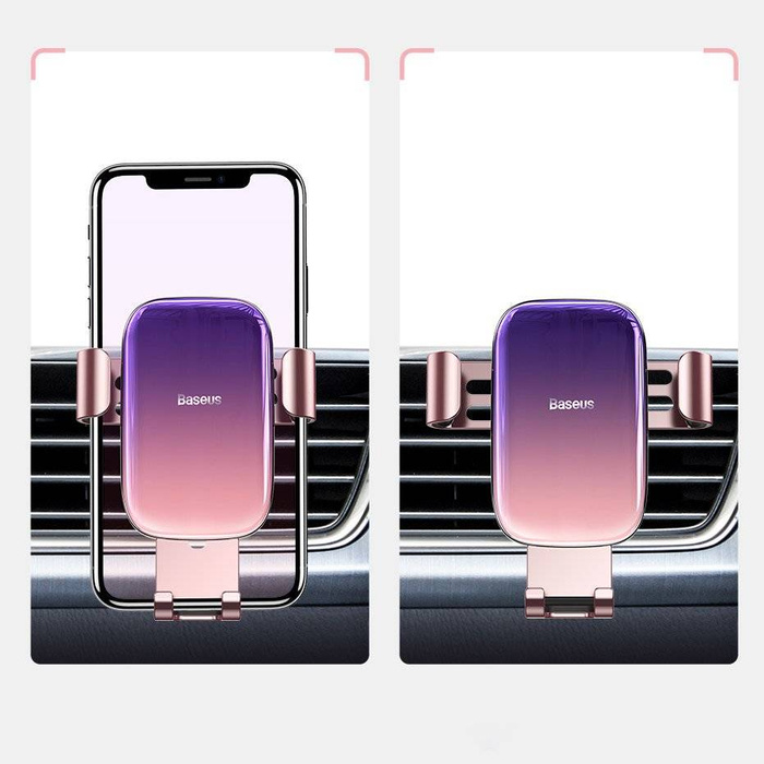 Baseus Glaze gravitační držák do auta na mřížku ventilace černý (SUYL-LG01)