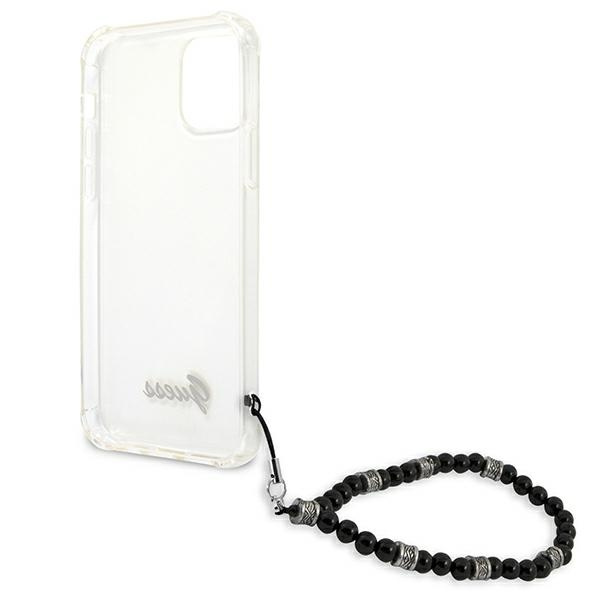 Coque GUESS Apple iPhone 12 12 Pro Black Pearl Clear Hardcase