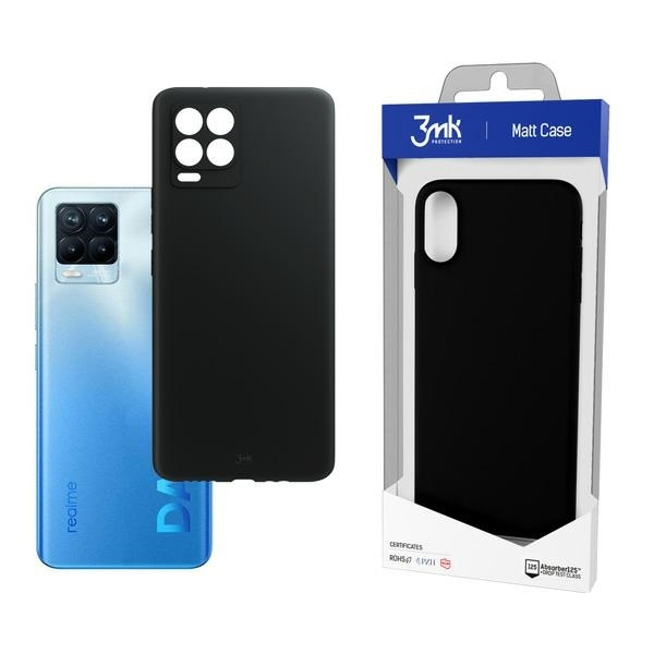 Hülle 3mk Realme 8 Pro Mattschwarz Case