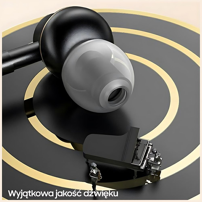 Sluchátka USAMS USB-C Stereo EP-43 Metal HSEP4302 Dark Green