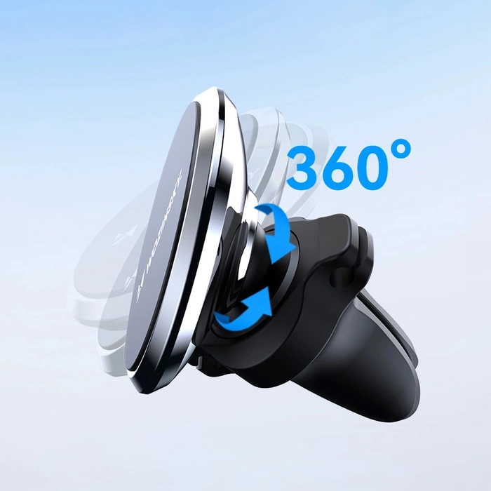 Wozinsky WUMKO support de téléphone magnétique pour grille d&#39;aération de voiture - noir