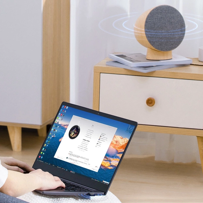 Baseus BA04 mini Bluetooth 5.0 adaptér USB přijímač počítačový vysílač černý (ZJBA000001)