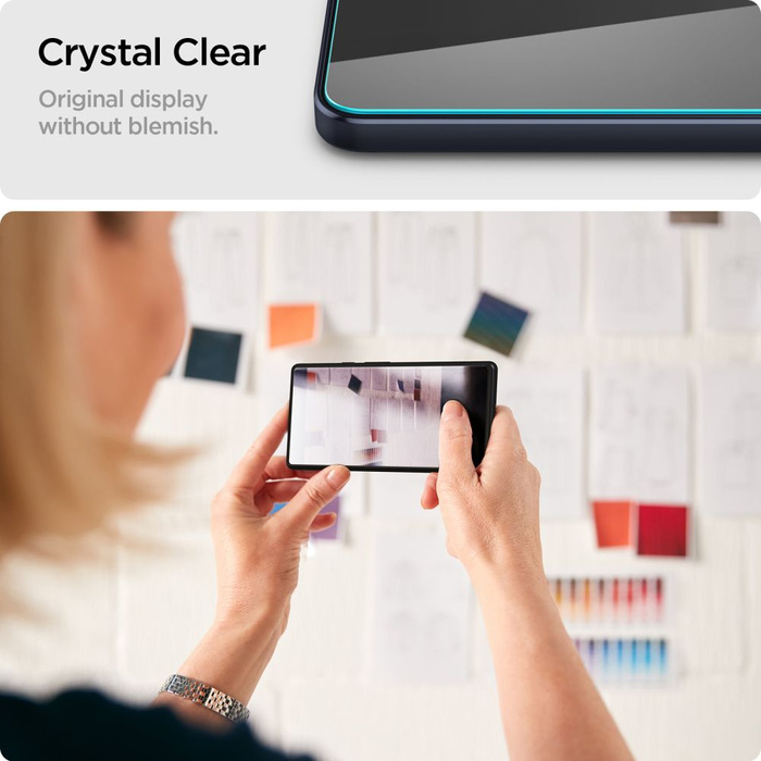 Verre trempé Spigen GLAS.TR SLIM 2-PACK GALAXY A16 4G / 5G TRANSPARENT