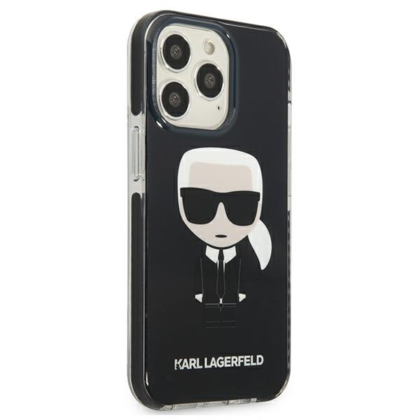 Case KARL LAGERFELD Apple iPhone 13 13 Pro Iconik Karl Black Hardcase