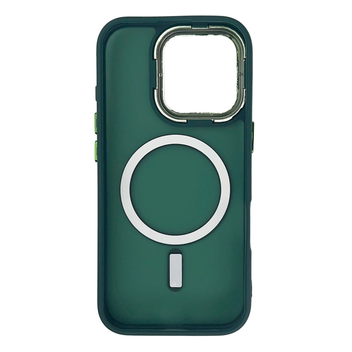 Magnetic Collection MagSafe iPhone 16 Pro Max Case - Dark Green
